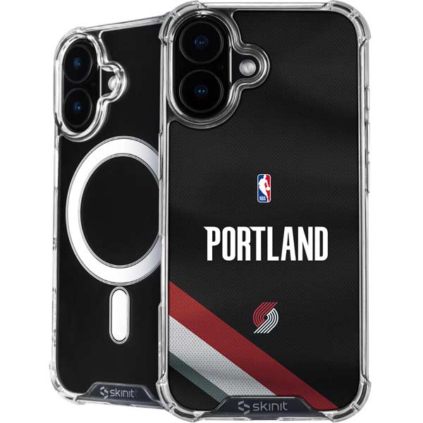 NBA Portland Trail Blazers Jersey iPhone 16 Plus MagSafe Case
