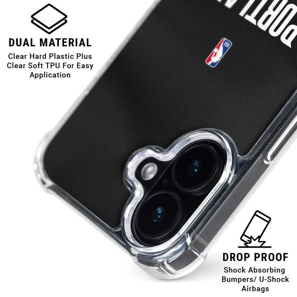 NBA Portland Trail Blazers Jersey iPhone 16 Plus MagSafe Case