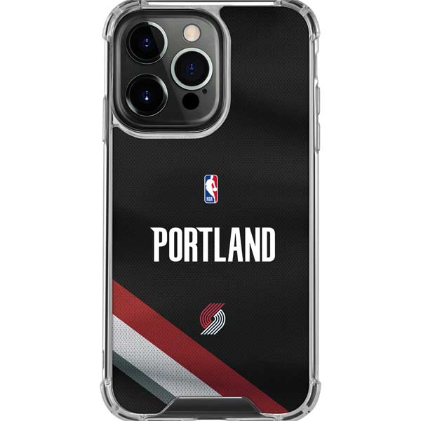 NBA Portland Trail Blazers Jersey iPhone 16 Pro Max Clear Case