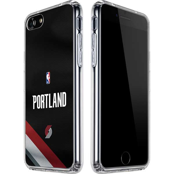 NBA Portland Trail Blazers Jersey iPhone SE (2nd & 3rd Gen) Clear Case