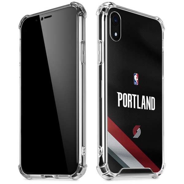 NBA Portland Trail Blazers Jersey iPhone XR Clear Case