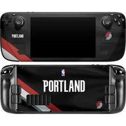 NBA Portland Trail Blazers Jersey Steam Deck Handheld Gaming Computer Skin