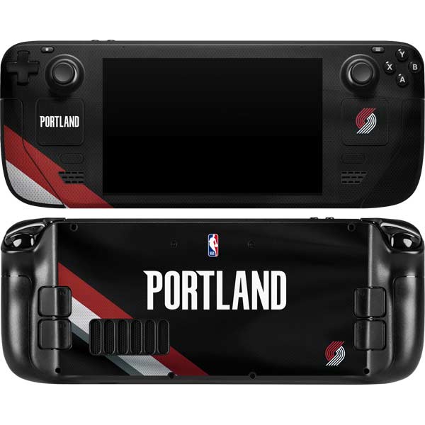 NBA Portland Trail Blazers Jersey Steam Deck Handheld Gaming Computer Skin