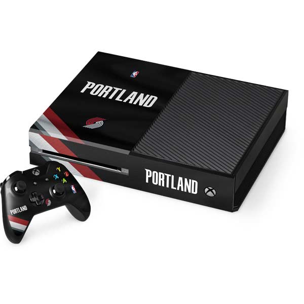 NBA Portland Trail Blazers Jersey Xbox One Console and Controller Bundle Skin