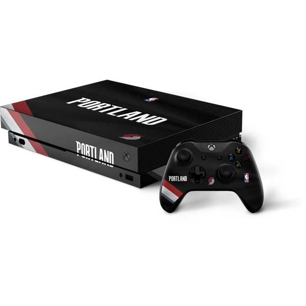 NBA Portland Trail Blazers Jersey Xbox One X Bundle Skin