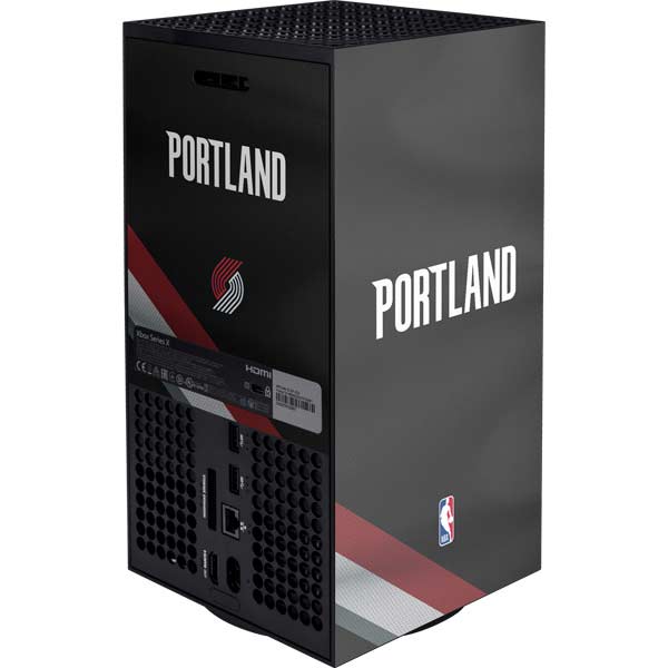NBA Portland Trail Blazers Jersey Xbox Series X Console Skin