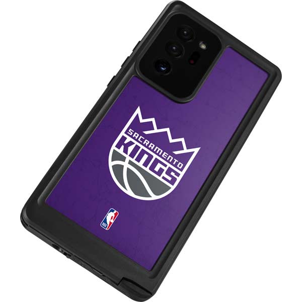 NBA Sacramento Kings Distressed Galaxy Note20 Ultra 5G Waterproof Case