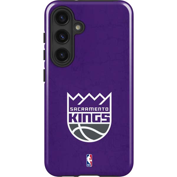 NBA Sacramento Kings Distressed Galaxy S25 Impact Case