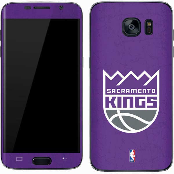 NBA Sacramento Kings Distressed Galaxy S7 Skin