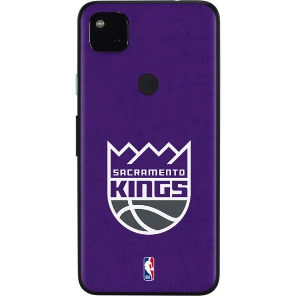 NBA Sacramento Kings Distressed Google Pixel 4a Skin
