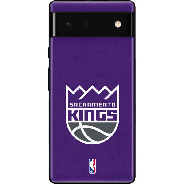 NBA Sacramento Kings Distressed Google Pixel 6 Skin
