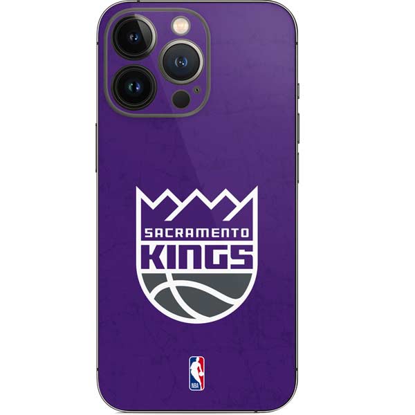 NBA Sacramento Kings Distressed iPhone 15 Pro Skin