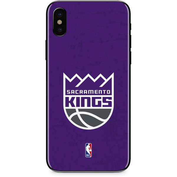 NBA Sacramento Kings Distressed iPhone XS Max Skin
