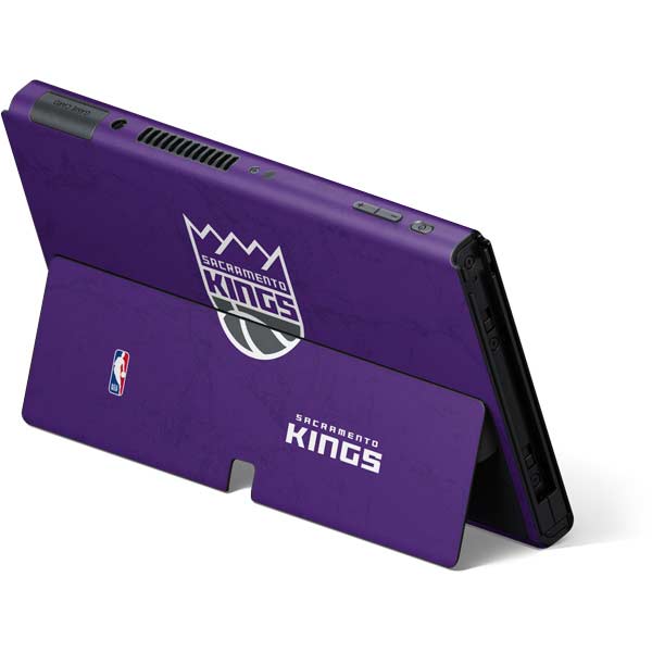 NBA Sacramento Kings Distressed Nintendo Switch OLED (2021) Skin