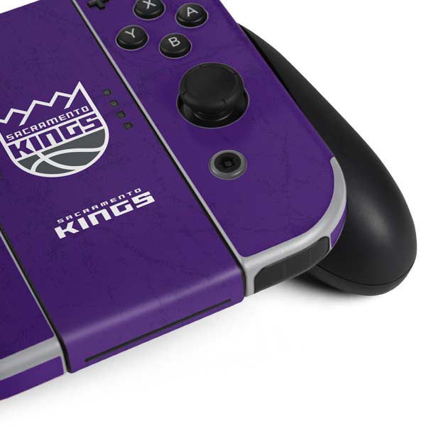 NBA Sacramento Kings Distressed Nintendo Switch OLED (2021) Skin