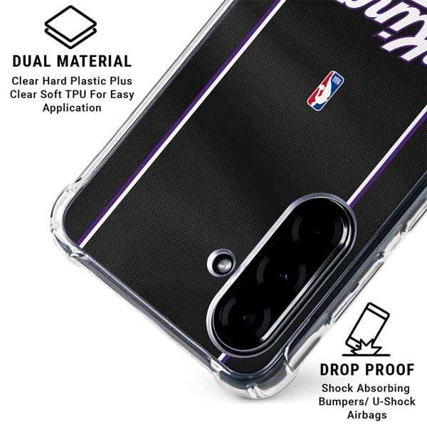 NBA Sacramento Kings Jersey Galaxy A36 5G Clear Case