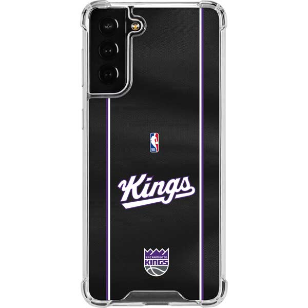 NBA Sacramento Kings Jersey Galaxy S21 FE Clear Case