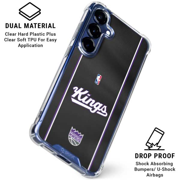NBA Sacramento Kings Jersey Galaxy S25 Clear Case