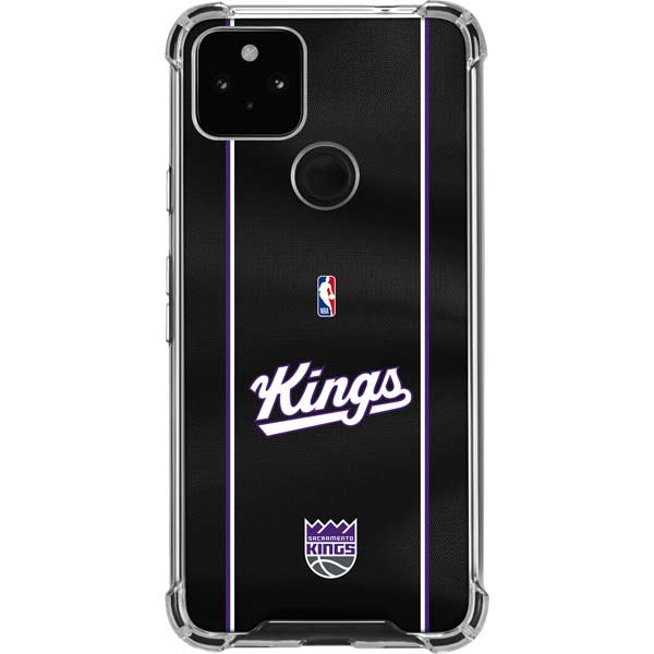 NBA Sacramento Kings Jersey Google Pixel 5a 5G Clear Case