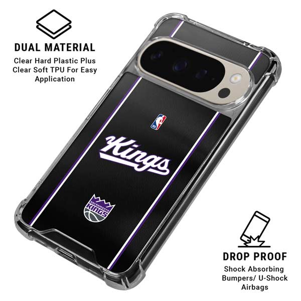 NBA Sacramento Kings Jersey Google Pixel 9/9 Pro Clear Case