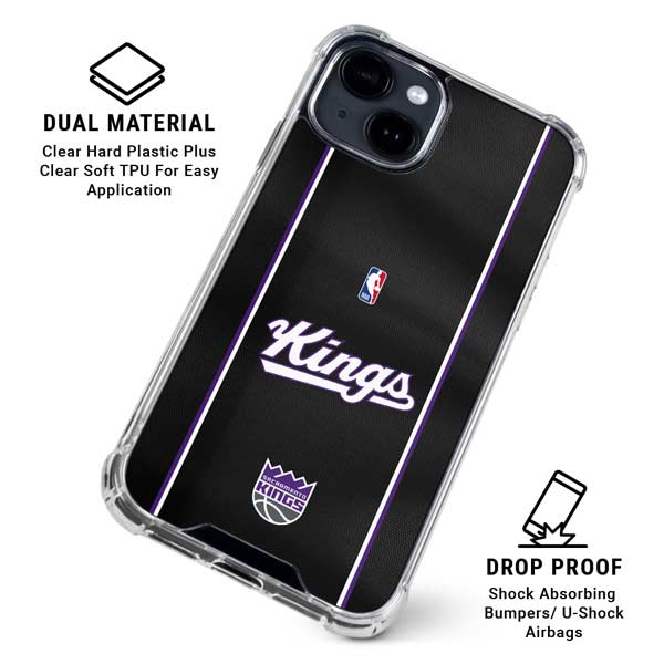 NBA Sacramento Kings Jersey iPhone 14 Clear Case