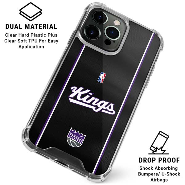 NBA Sacramento Kings Jersey iPhone 15 Pro Max Clear Case