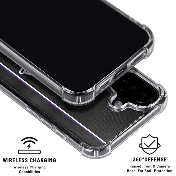 NBA Sacramento Kings Jersey iPhone 16 Clear Case