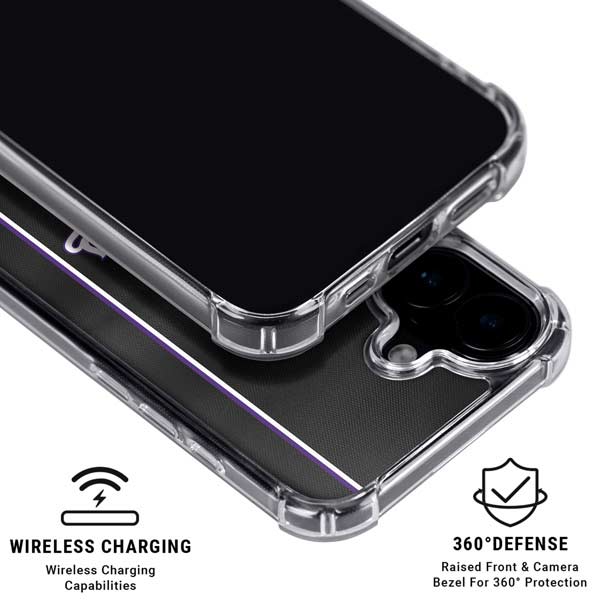 NBA Sacramento Kings Jersey iPhone 16 Plus Clear Case