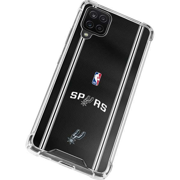 NBA San Antonio Spurs Jersey Galaxy A12 Clear Case