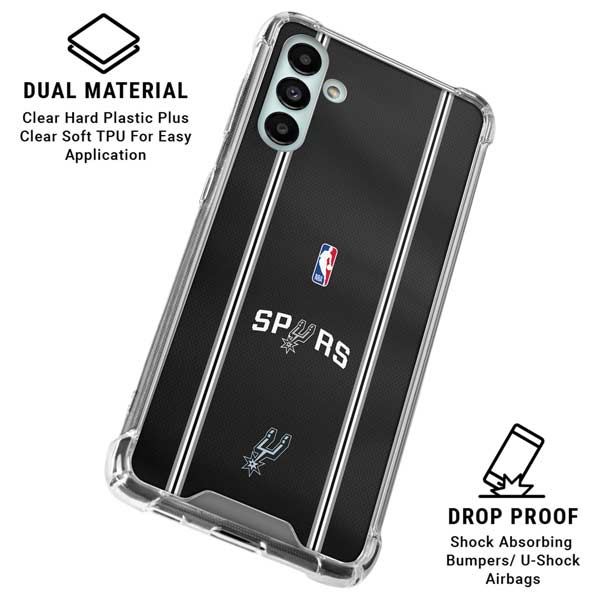 NBA San Antonio Spurs Jersey Galaxy A13 5G Clear Case