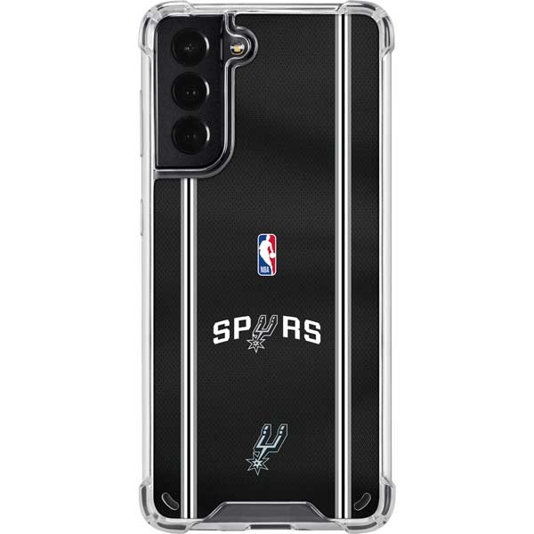 NBA San Antonio Spurs Jersey Galaxy S21 5G Clear Case