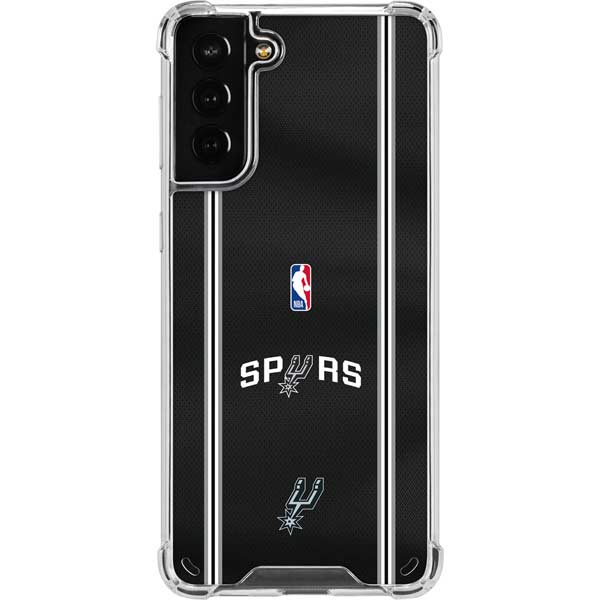 NBA San Antonio Spurs Jersey Galaxy S21 Plus 5G Clear Case