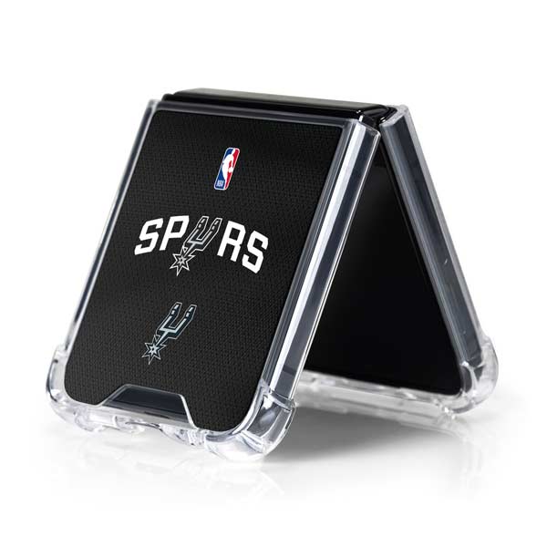 NBA San Antonio Spurs Jersey Galaxy Z Flip5 5G Clear Case