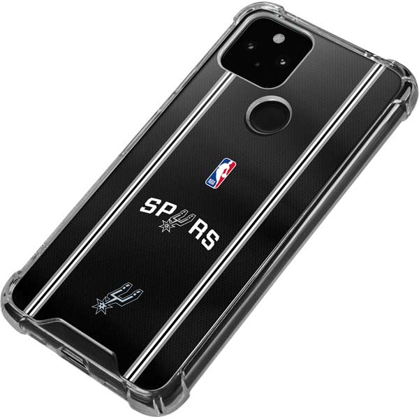 NBA San Antonio Spurs Jersey Google Pixel 4a 5G Clear Case