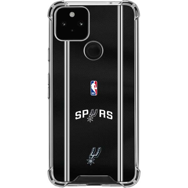 NBA San Antonio Spurs Jersey Google Pixel 5 Clear Case