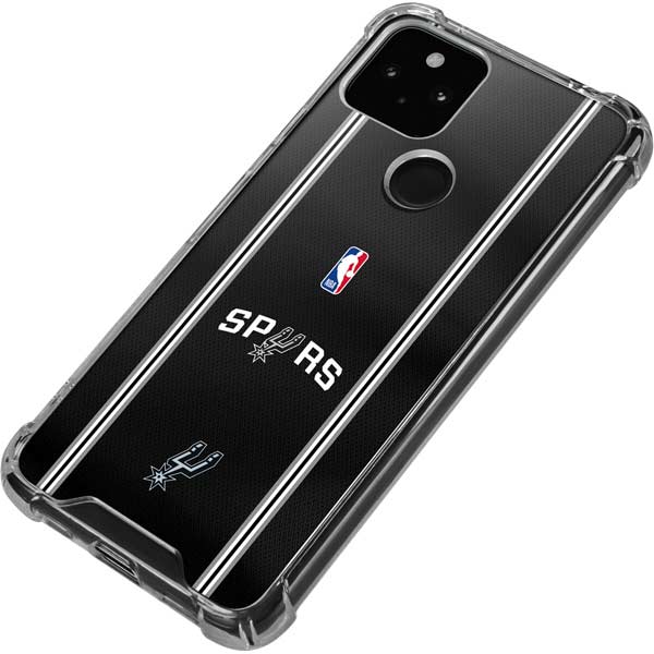 NBA San Antonio Spurs Jersey Google Pixel 5 Clear Case