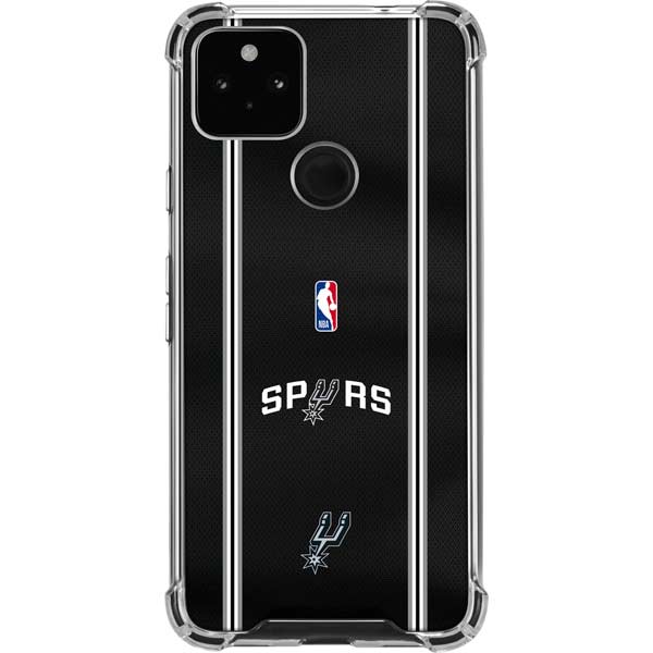 NBA San Antonio Spurs Jersey Google Pixel 5a 5G Clear Case