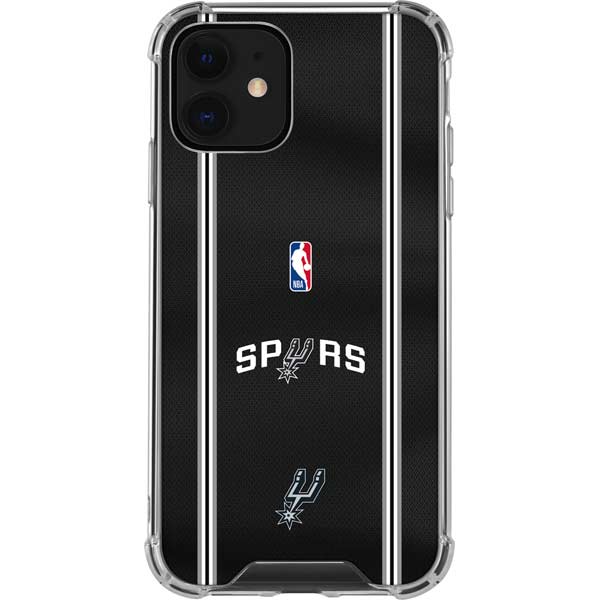NBA San Antonio Spurs Jersey iPhone 12 Clear Case