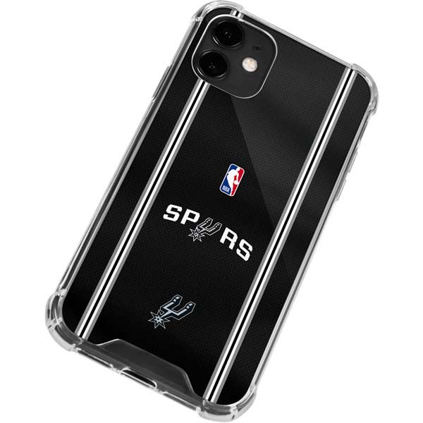NBA San Antonio Spurs Jersey iPhone 12 Clear Case