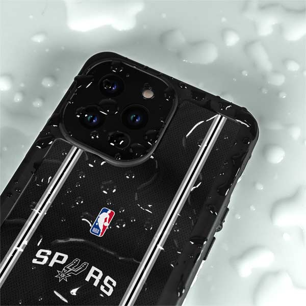 NBA San Antonio Spurs Jersey iPhone 14 Pro Waterproof Case