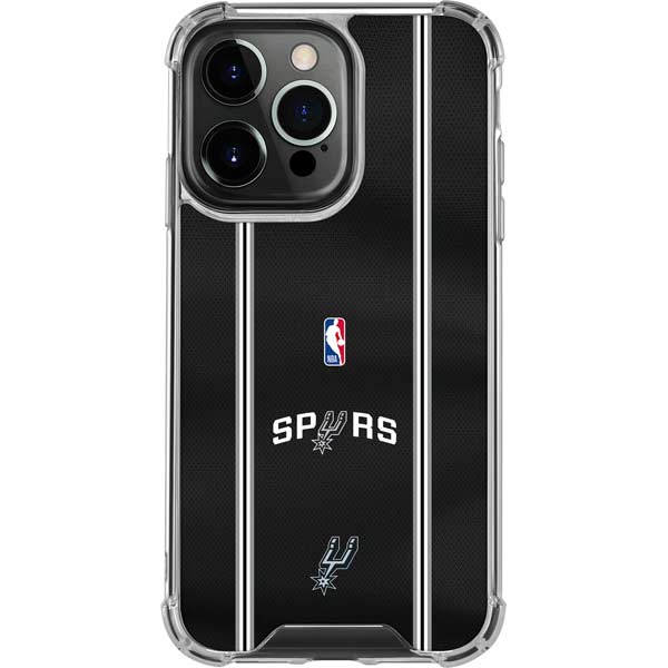 NBA San Antonio Spurs Jersey iPhone 15 Pro Clear Case