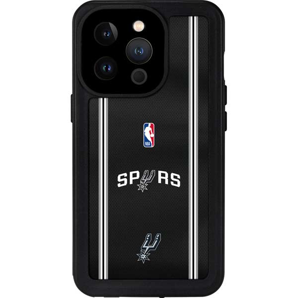 NBA San Antonio Spurs Jersey iPhone 15 Pro Waterproof Case