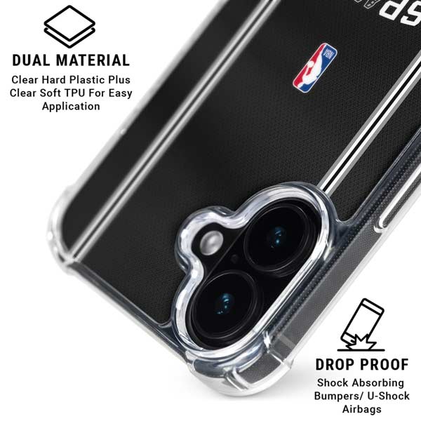 NBA San Antonio Spurs Jersey iPhone 16 MagSafe Case