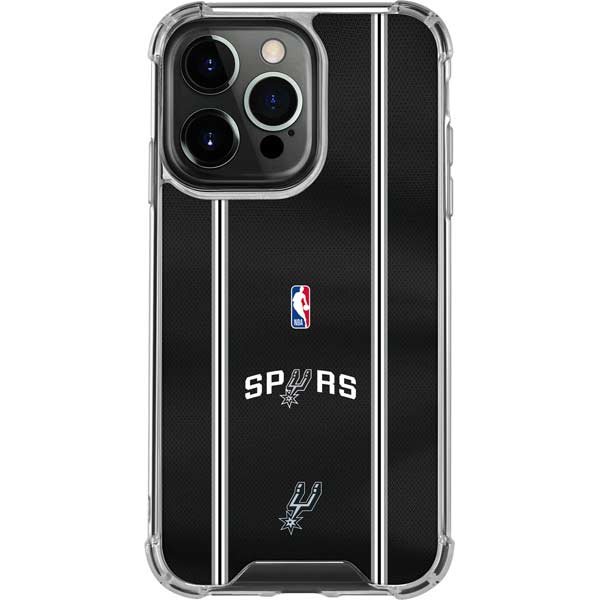 NBA San Antonio Spurs Jersey iPhone 16 Pro Clear Case