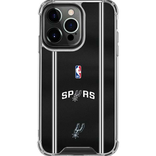 NBA San Antonio Spurs Jersey iPhone 16 Pro Max Clear Case
