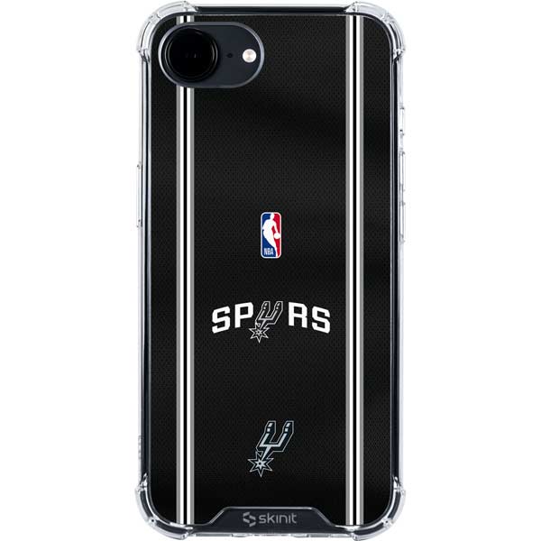 NBA San Antonio Spurs Jersey iPhone 16e Clear Case