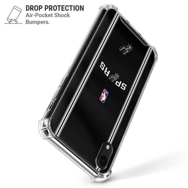 NBA San Antonio Spurs Jersey iPhone XR Clear Case