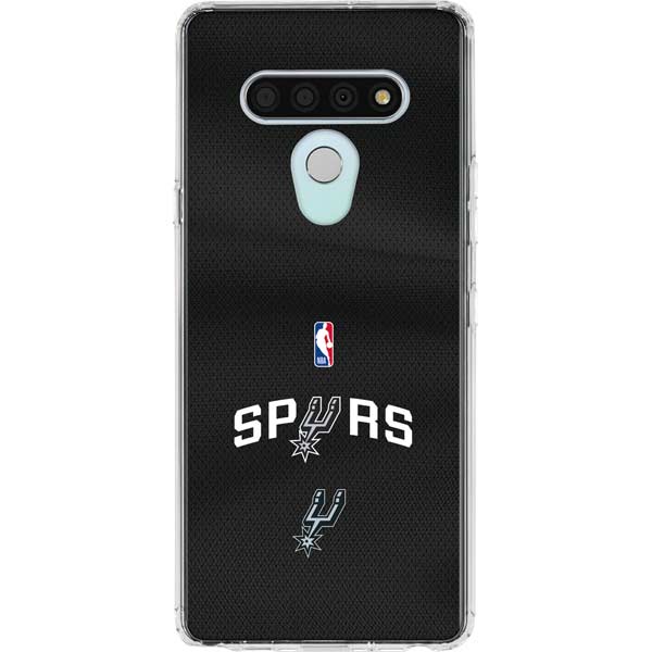 NBA San Antonio Spurs Jersey LG Stylo 6 Clear Case