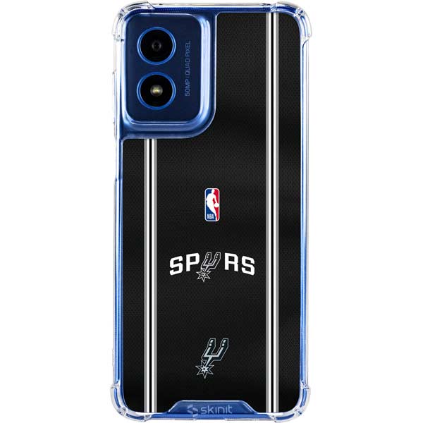 NBA San Antonio Spurs Jersey Moto G Play 4G (2024) Clear Case