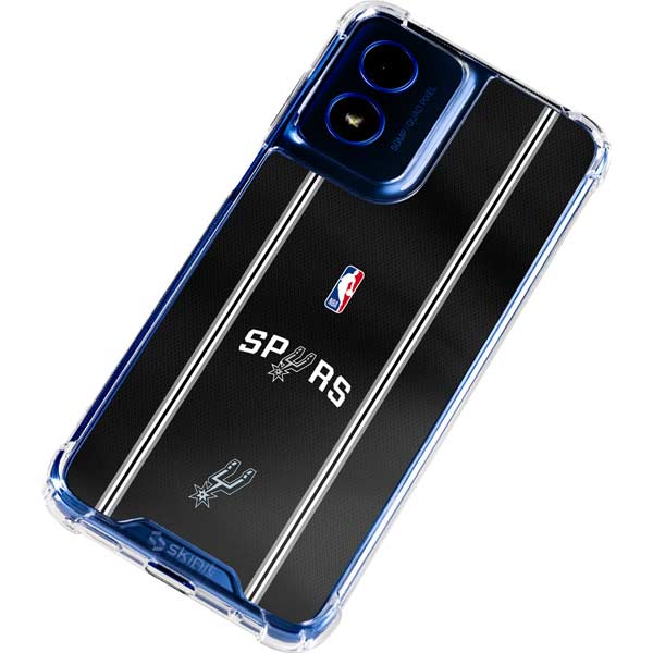 NBA San Antonio Spurs Jersey Moto G Play 4G (2024) Clear Case